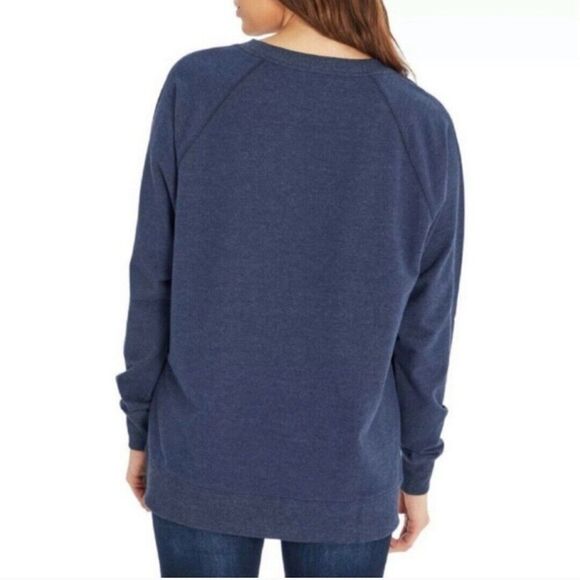 Wild Fox Woman’s Size XL Sweater Good Vibes Colorful Textured Sweatshirt Crew - Picture 2 of 10